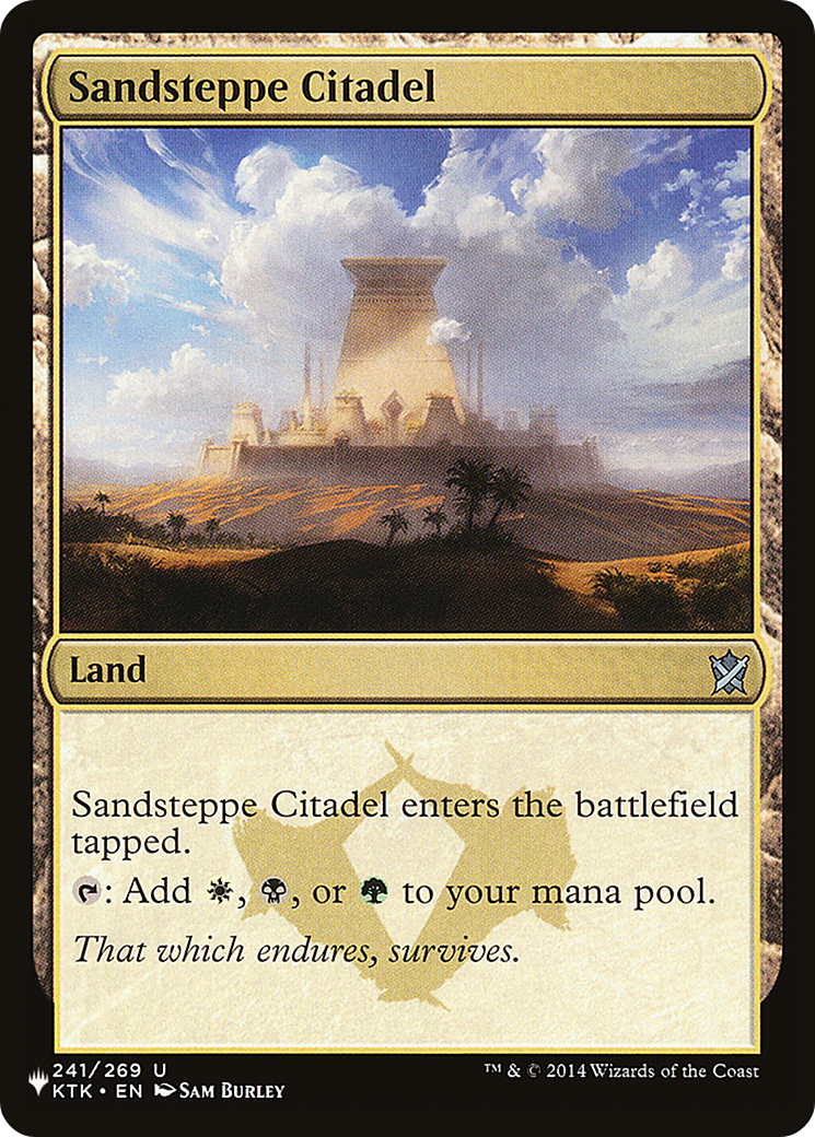 {C} Sandsteppe Citadel [Secret Lair: From Cute to Brute][LS KTK 241]