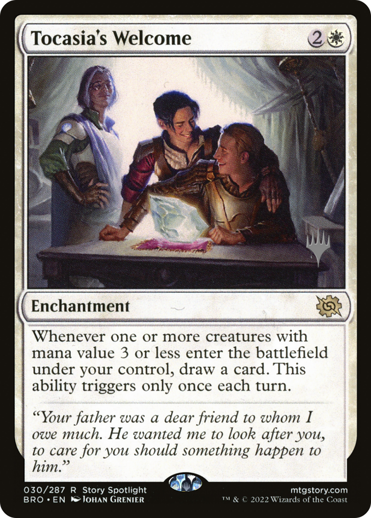 {R} Tocasia's Welcome [The Brothers' War: Promo Pack][PP BRO 030] - Misty Mountain Games