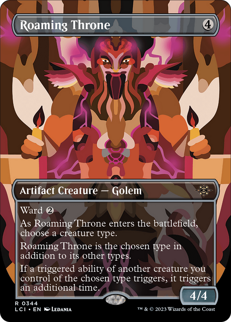 {@R} Roaming Throne (Borderless) [The Lost Caverns of Ixalan][LCI 344]
