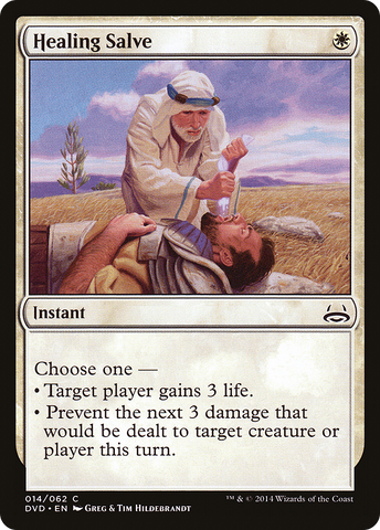 {C} Healing Salve (Divine vs. Demonic) [Duel Decks Anthology][DVD 014]