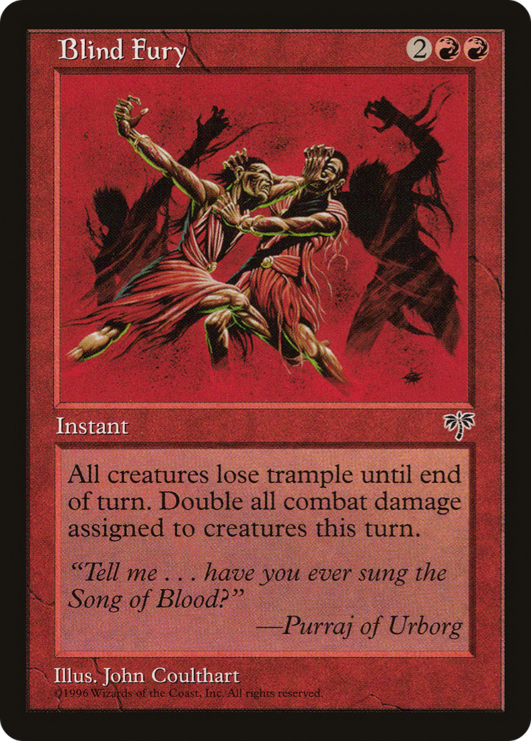 {C} Blind Fury [Mirage][MIR 158]