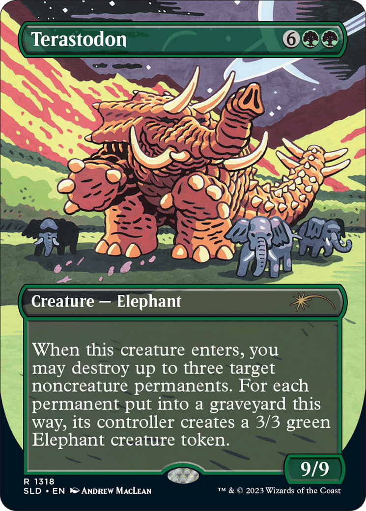 {R} Terastodon (Rainbow Foil) [Secret Lair Drop Series][RBF SLD 1318]