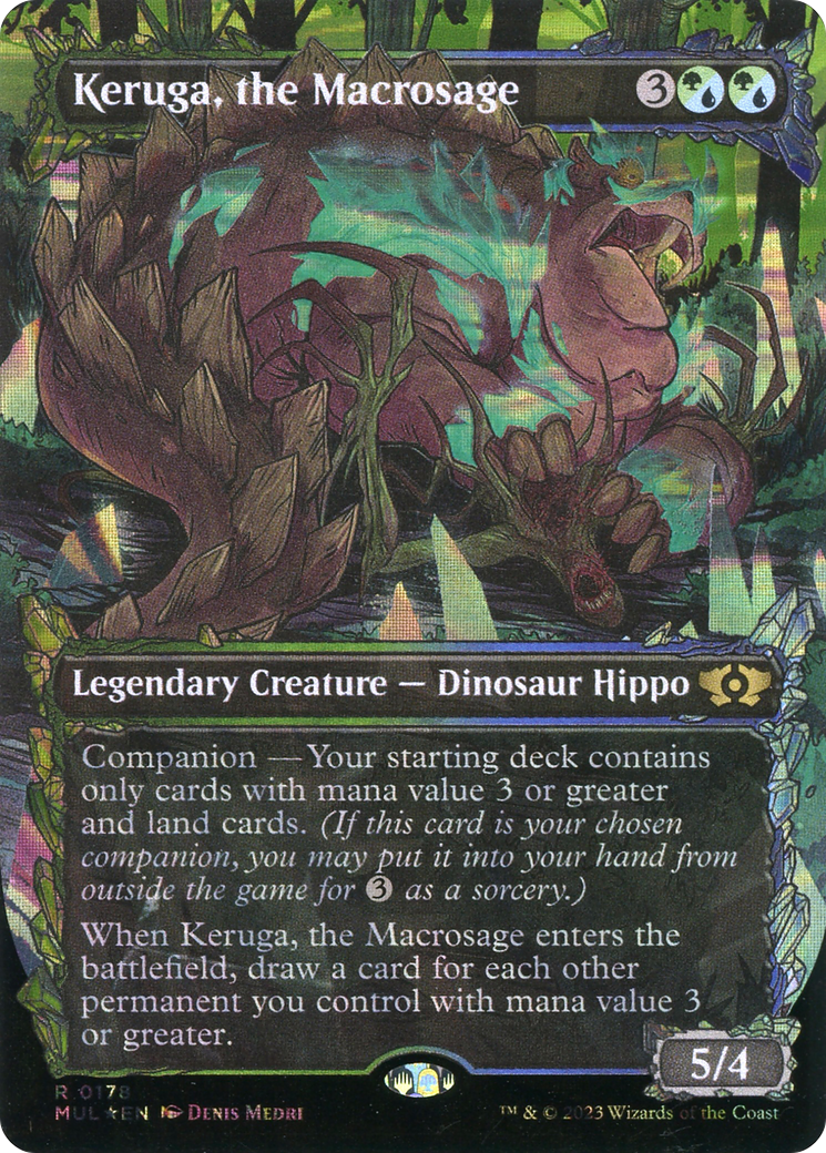 {R} Keruga, the Macrosage (Halo Foil) [Multiverse Legends][MUL 178]