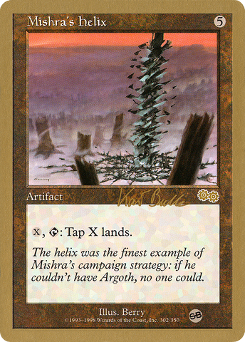 {R} Mishra's Helix (Kai Budde) (SB) [World Championship Decks 1999][GB WC99 KB302SB]