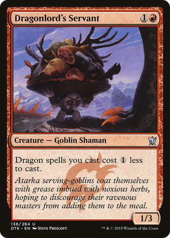 {C} Dragonlord's Servant [Dragons of Tarkir][DTK 138]