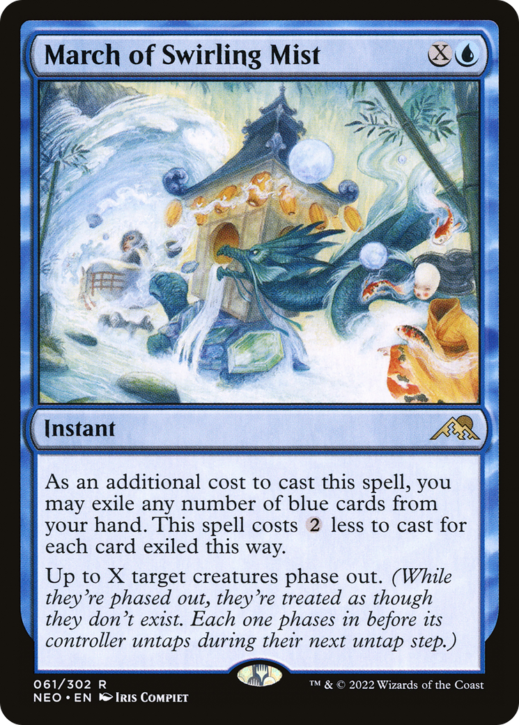 {R} March of Swirling Mist [Kamigawa: Neon Dynasty][NEO 061]