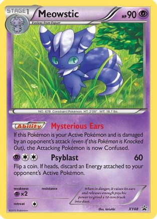 [PKM-R] Meowstic (XY48) [XY: Black Star Promos]
