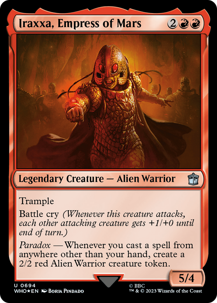 {C} Iraxxa, Empress of Mars (Surge Foil) [Doctor Who][WHO 694]