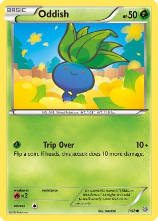 [PKM] Oddish (1/98) [XY: Ancient Origins]