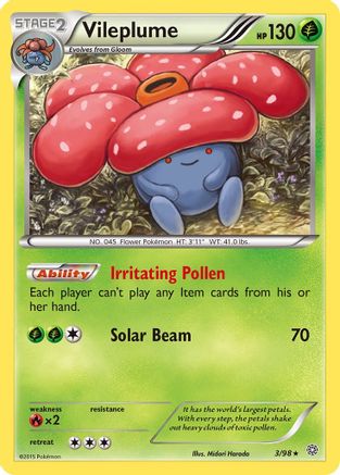 [PKM] Vileplume (3/98) [XY: Ancient Origins]