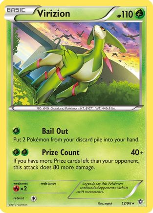 [PKM] Virizion (12/98) [XY: Ancient Origins]
