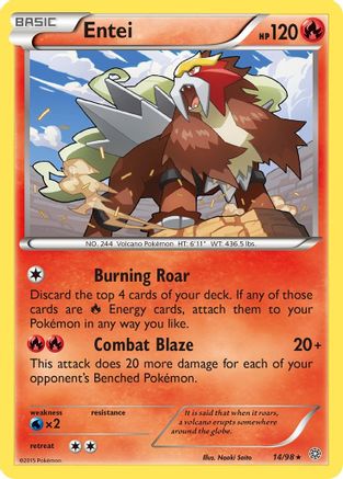 [PKM] Entei (14/98) [XY: Ancient Origins]