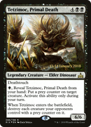 {R} Tetzimoc, Primal Death [Rivals of Ixalan Prerelease Promos][PR RIX 086]