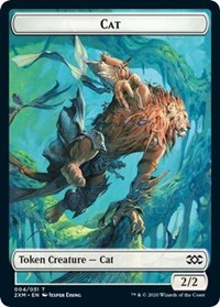 {T} Cat // Copy Double-sided Token [Double Masters Tokens][T2XM 004]