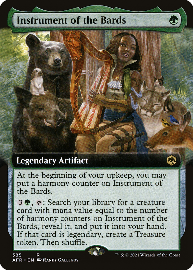 {R} Instrument of the Bards (Extended Art) [Dungeons & Dragons: Adventures in the Forgotten Realms][AFR 385]
