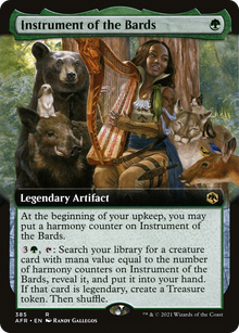 {R} Instrument of the Bards (Extended Art) [Dungeons & Dragons: Adventures in the Forgotten Realms][AFR 385]