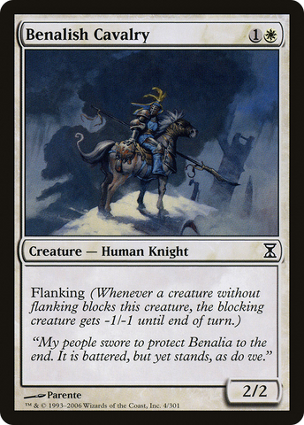 {C} Benalish Cavalry [Time Spiral][TSP 004]