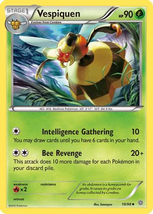 [PKM] Vespiquen (10/98) [XY: Ancient Origins]