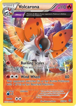 [PKM-R] Volcarona (18/98) [XY: Ancient Origins]