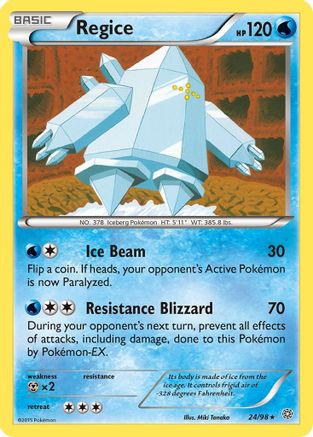 [PKM-R] Regice (24/98) [XY: Ancient Origins]