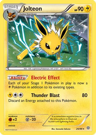 [PKM-R] Jolteon (26/98) [XY: Ancient Origins]