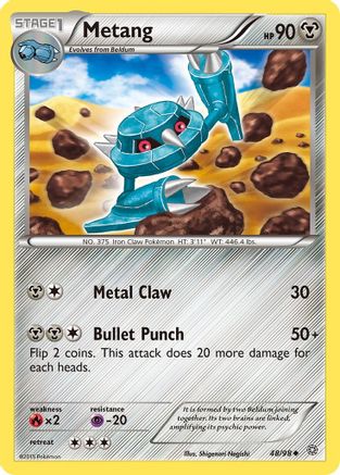 [PKM-C] Metang (48/98) [XY: Ancient Origins]