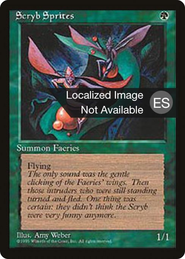 {F} Scryb Sprites [Fourth Edition (Foreign Black Border)][FBB 4ED 270]