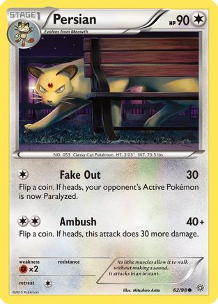 [PKM-C] Persian (62/98) [XY: Ancient Origins]