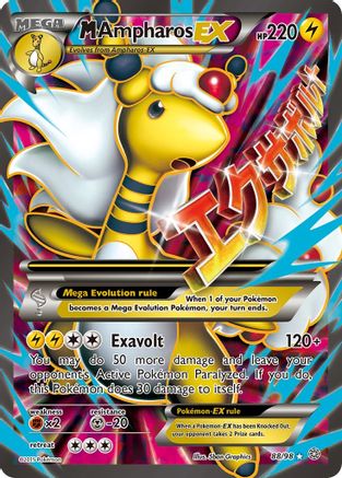 [PKM] M Ampharos EX (88/98) [XY: Ancient Origins]