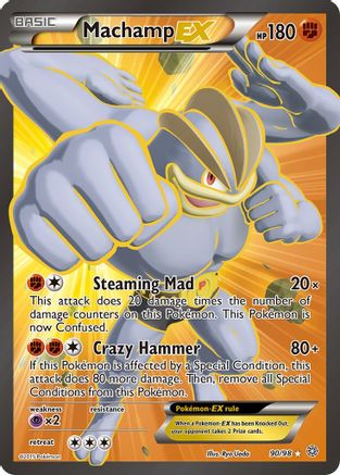 [PKM] Machamp EX (90/98) [XY: Ancient Origins]