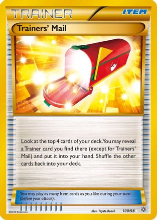 [TR] Trainers' Mail (100/98) [XY: Ancient Origins]