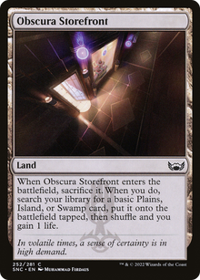 {C} Obscura Storefront [Streets of New Capenna][SNC 252]
