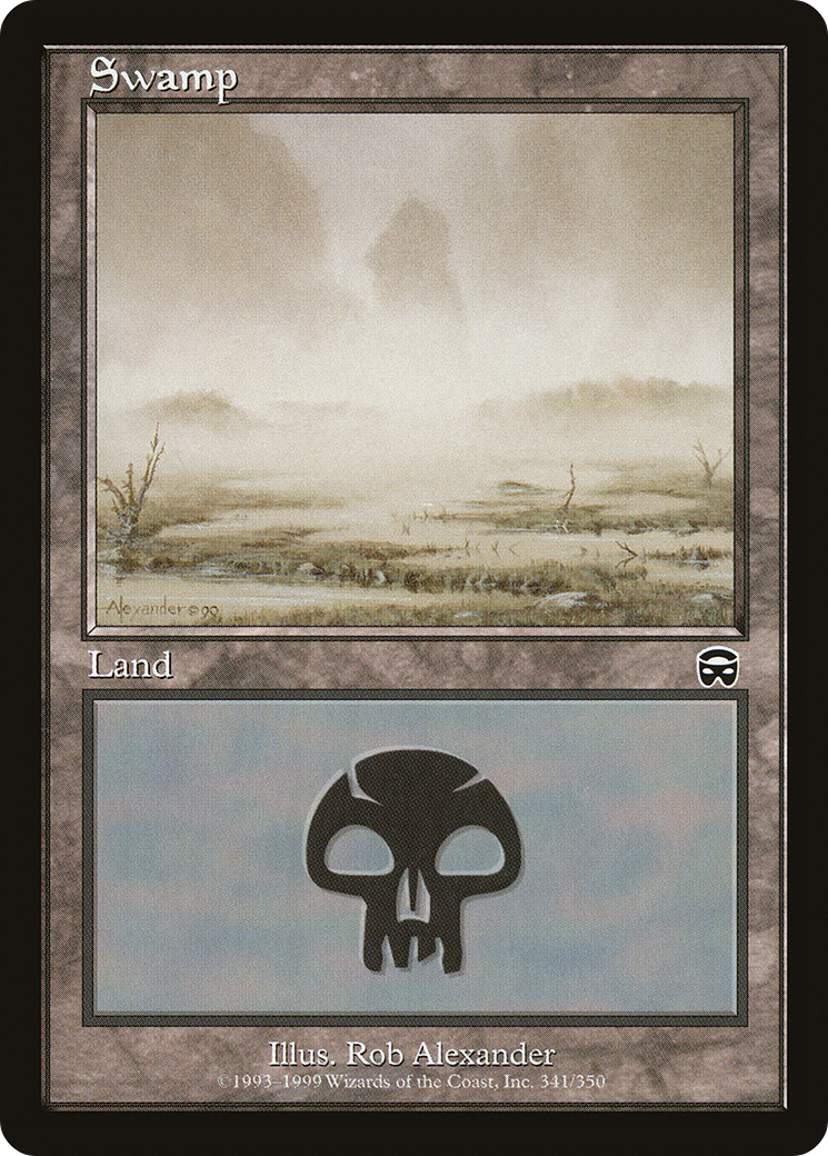 {B}[MMQ 341] Swamp (341) [Mercadian Masques]