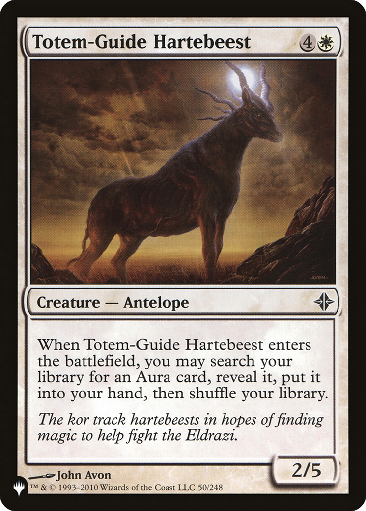 Totem-Guide Hartebeest [LIST 50/248]