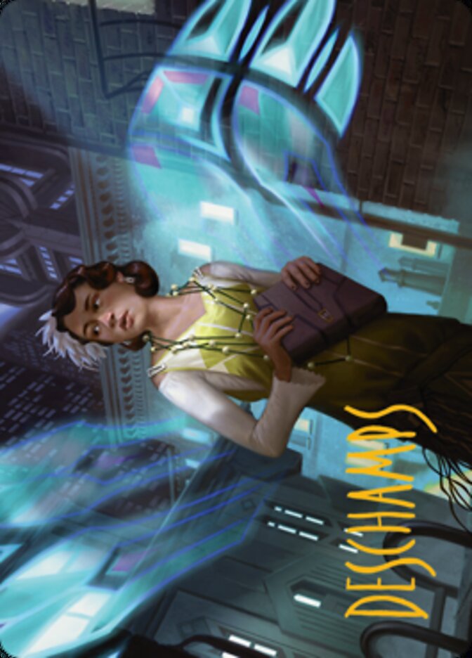 {A} Giada, Font of Hope 1 Art Card (Gold-Stamped Signature) [Streets of New Capenna Art Series][GS ASNC 004]