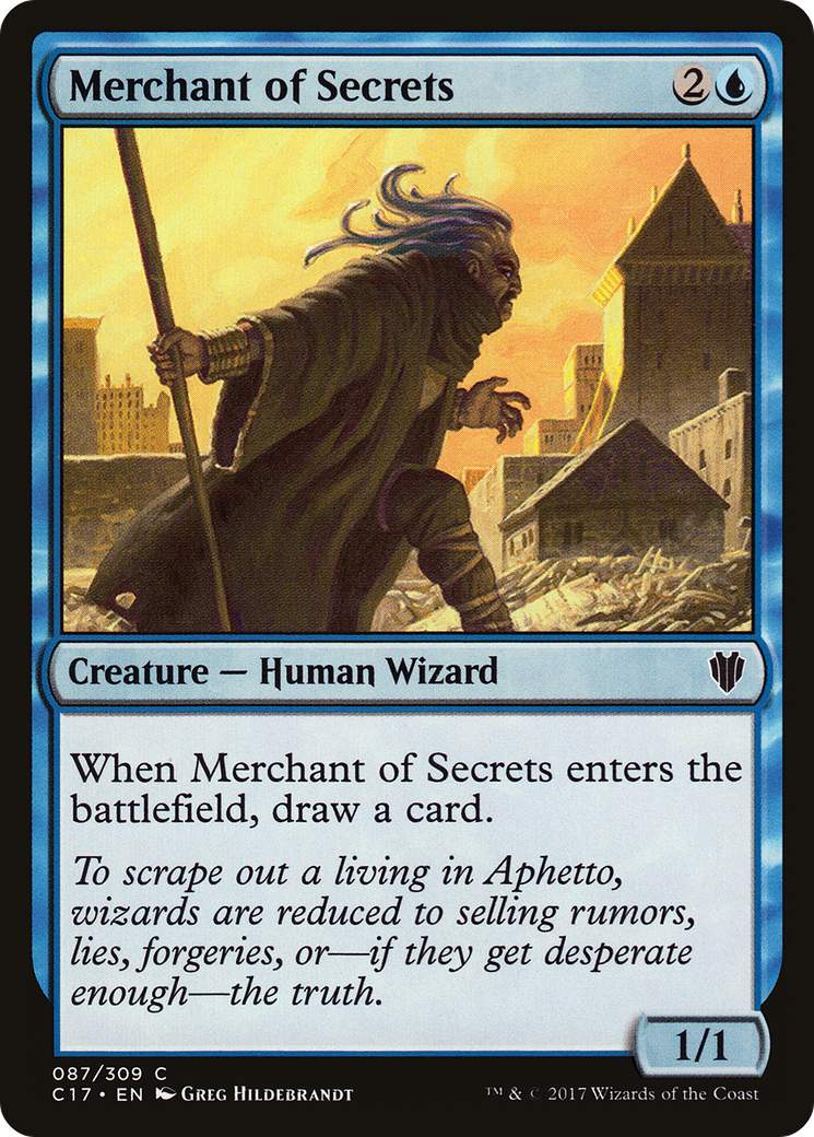 {C} Merchant of Secrets [Commander 2017][C17 087]