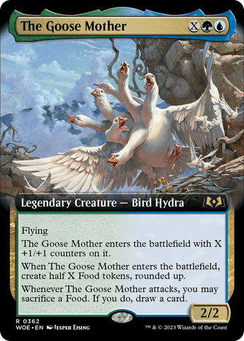 {@R} The Goose Mother (Extended Art) [Wilds of Eldraine][WOE 362]