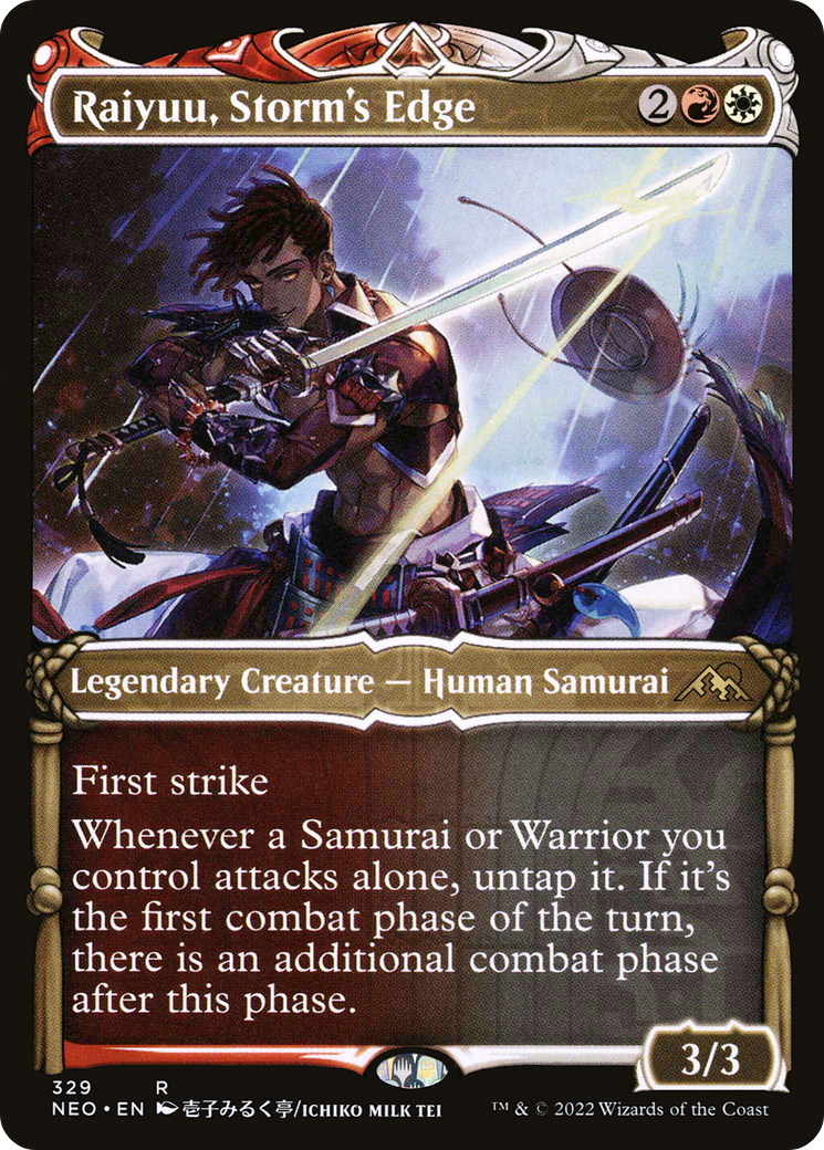 {R} Raiyuu, Storm's Edge (Showcase Samurai) [Kamigawa: Neon Dynasty][NEO 329]