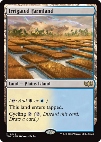 {R} Irrigated Farmland [Tarkir: Dragonstorm Commander][TDC 372]