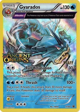[PKM] Gyarados (XY60) (Staff) [XY: Black Star Promos]