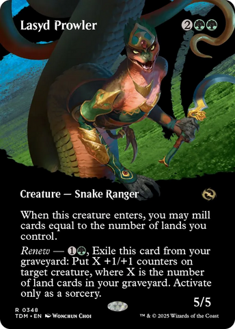 {@R} Lasyd Prowler (Borderless) [Tarkir: Dragonstorm][TDM 348]