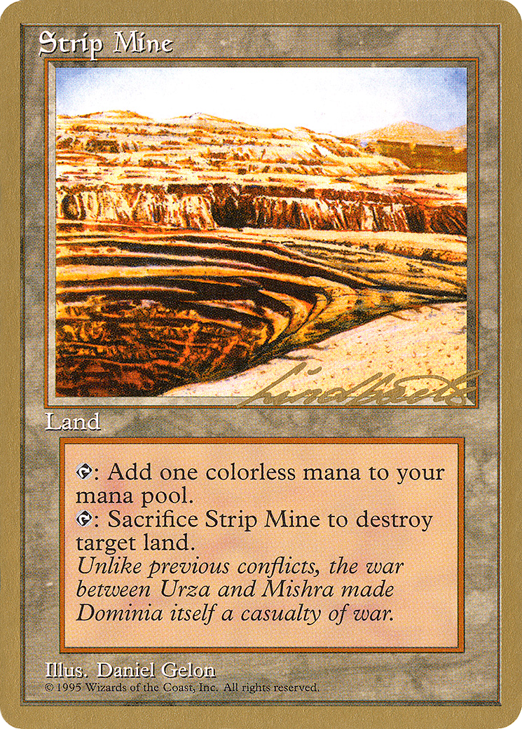 {C} Strip Mine (Leon Lindback) [Pro Tour Collector Set][GB PTC LL363]