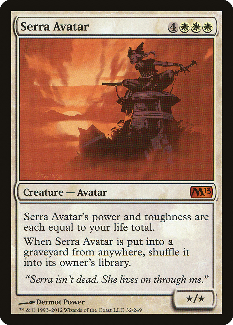{R} Serra Avatar [Magic 2013][M13 032]
