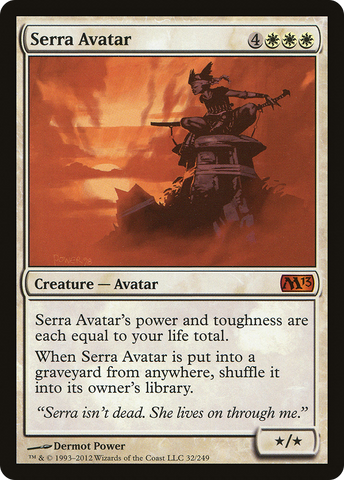 {R} Serra Avatar [Magic 2013][M13 032]