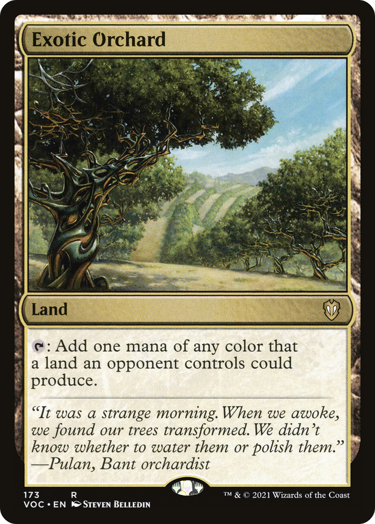 {R} Exotic Orchard [Innistrad: Crimson Vow Commander][VOC 173]
