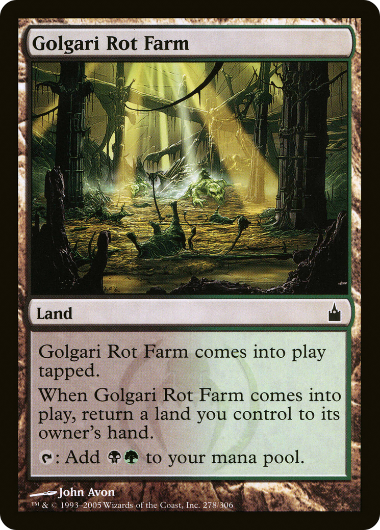 {C} Golgari Rot Farm [Ravnica: City of Guilds][RAV 278]