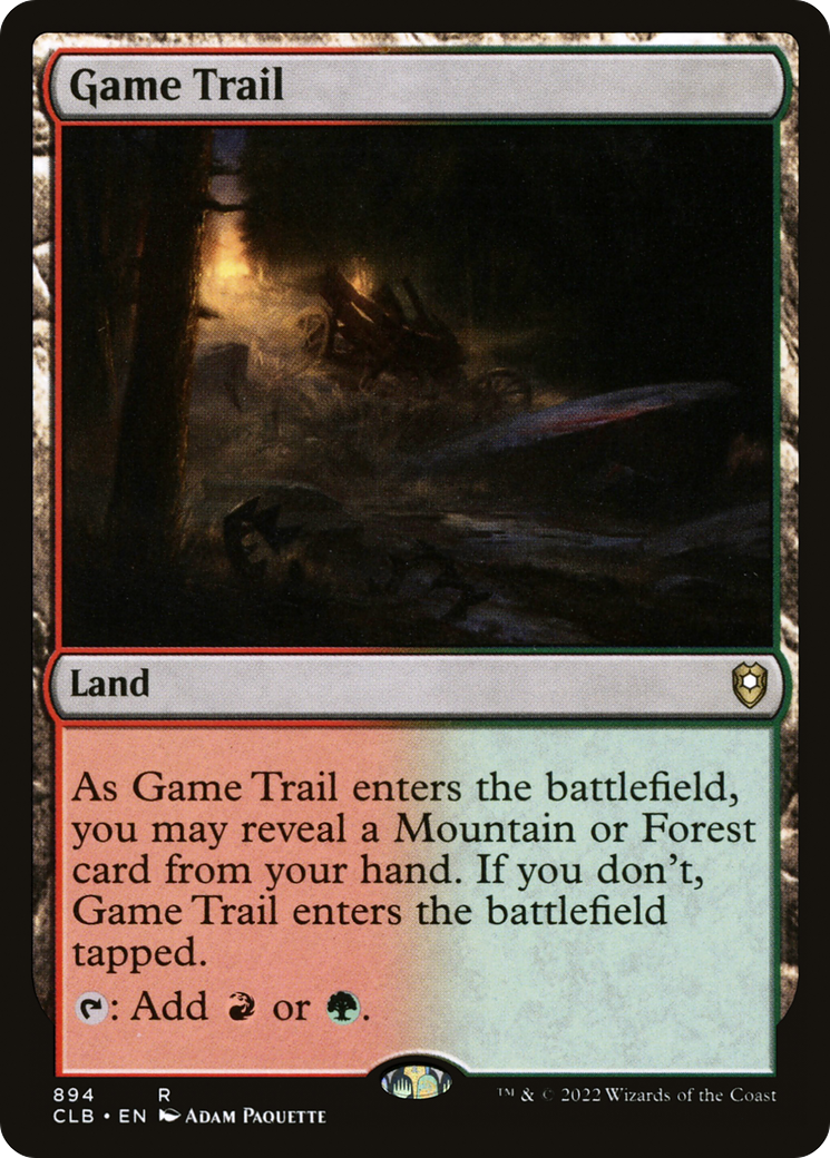 {R} Game Trail [Commander Legends: Battle for Baldur's Gate][CLB 894]