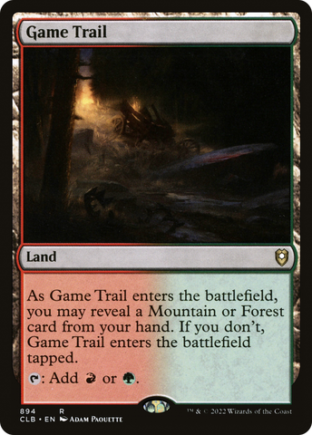 {R} Game Trail [Commander Legends: Battle for Baldur's Gate][CLB 894]