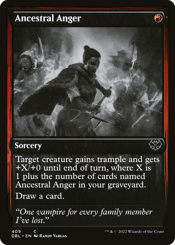 {C} Ancestral Anger [Innistrad: Double Feature][DBL 409]