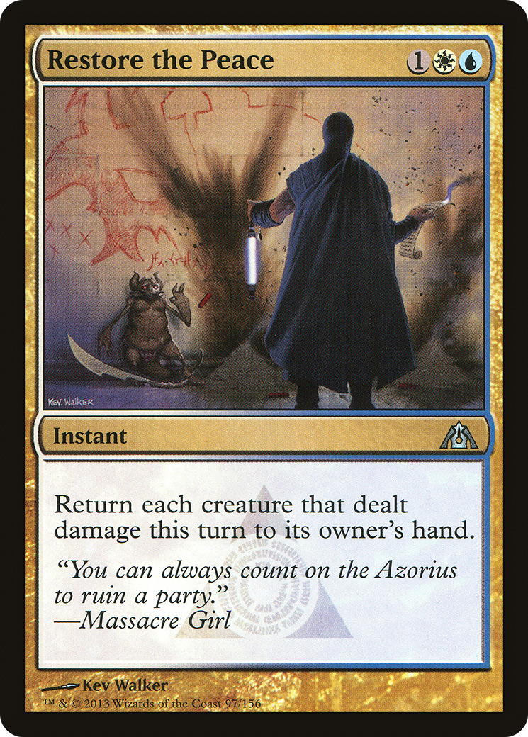 {C} Restore the Peace [Dragon's Maze][DGM 097] - Misty Mountain Games